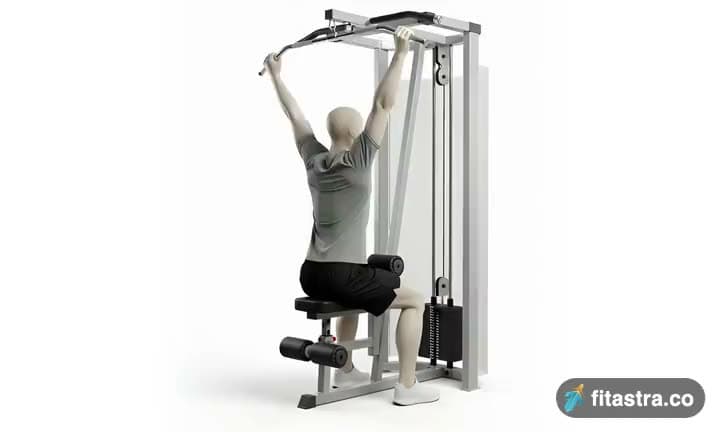 Wide-Grip Lat Pulldown: demonstration
