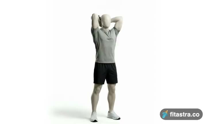Standing Dumbbell Triceps Extension: demonstration