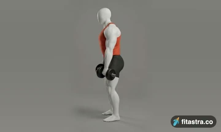 Dumbbell Romanian Deadlift: demonstration